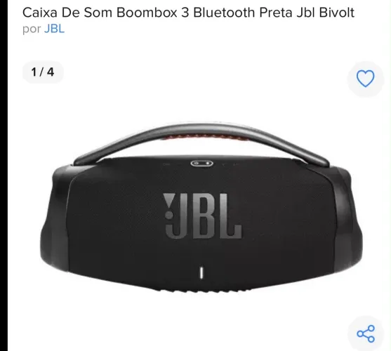 Vendo JBL BOMBOX 3 usada