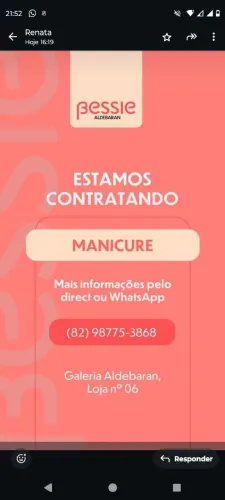 Vaga de manicure