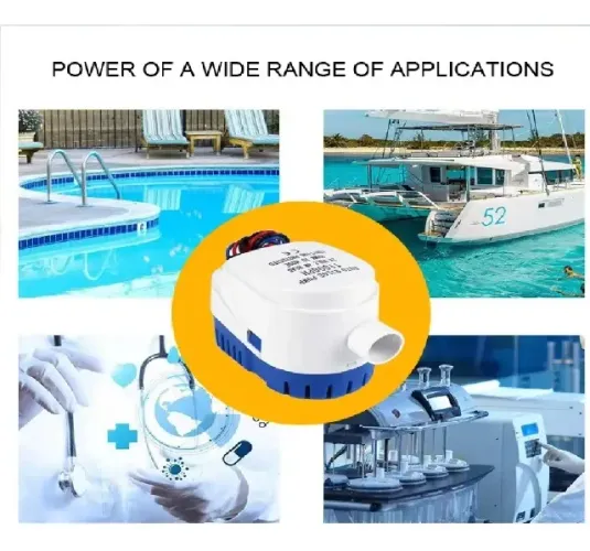 Bomba De Esgoto Automática 1100gph Boat Auto Pump Bilge