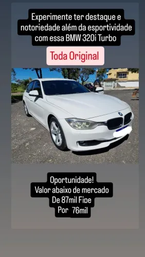 BMW 320I A 2.0 Turbo/activeflex 16V 184cv 4P 2014