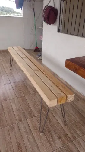 Banco rústico 