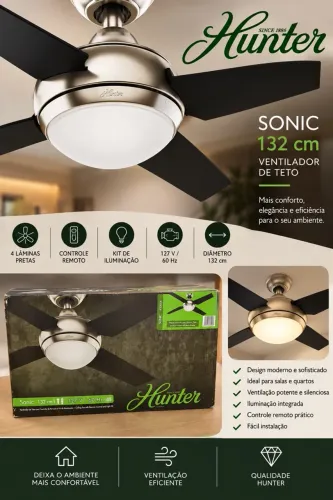 Ventilador de teto Hunter