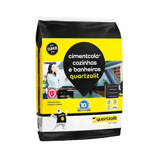 ARGAMASSA AC2 QUARTZOLIT - COZINHAS E BANHEIROS 20KG