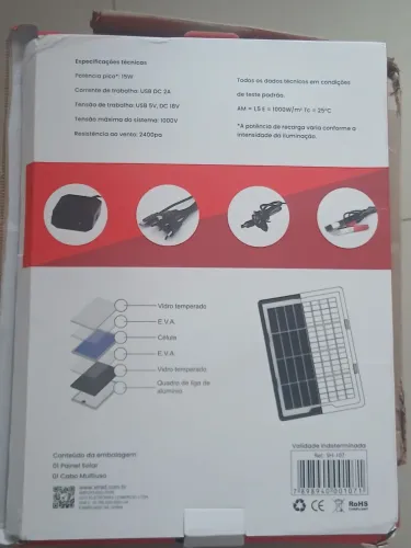 Vendo Painel Solar carregador R$245,00 *