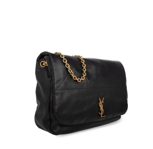 Bolsa Sanit Laurent Jamie grande 4.3 com placa logotipo