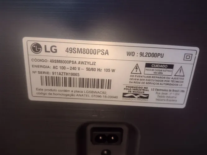 Tv para reposição de peças