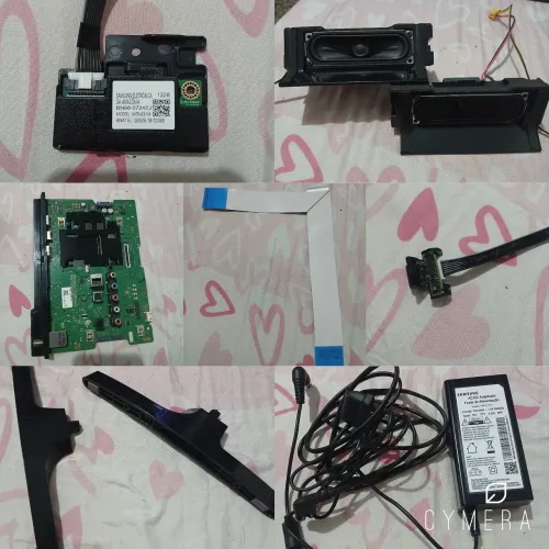 A TV tinha menos de 1 ano de uso.