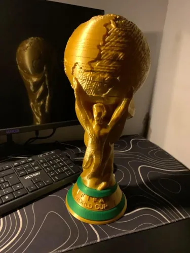 Taça Copa do Mundo Impressão 3D Nova Excelente Acabamento - Filamento de Qualidade 