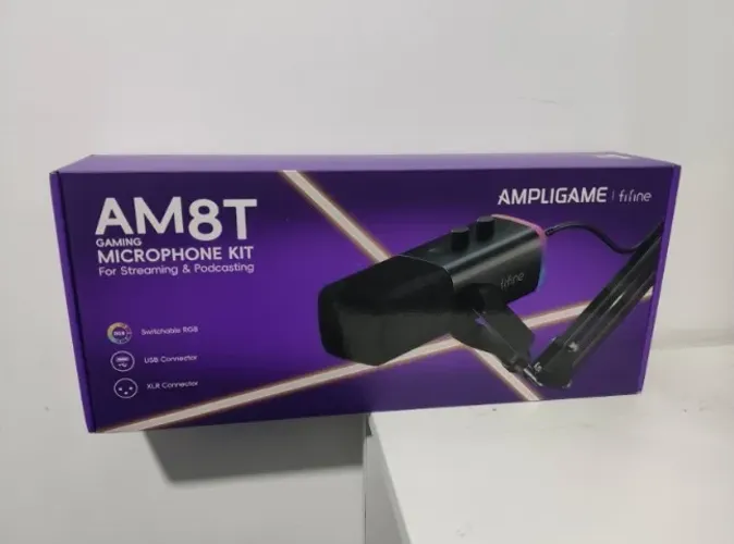 Microfone FIFINE AM8T + Braço Articulado Preto