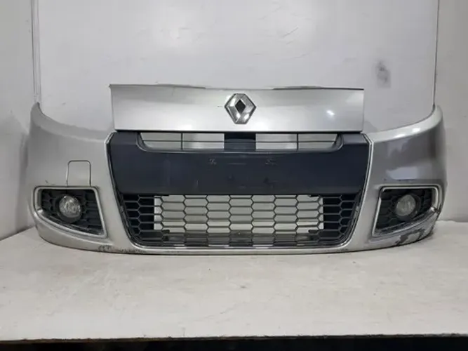 Parachoque Diant Sandero 2012 2013 2014 Usado Original 26584 Prateado