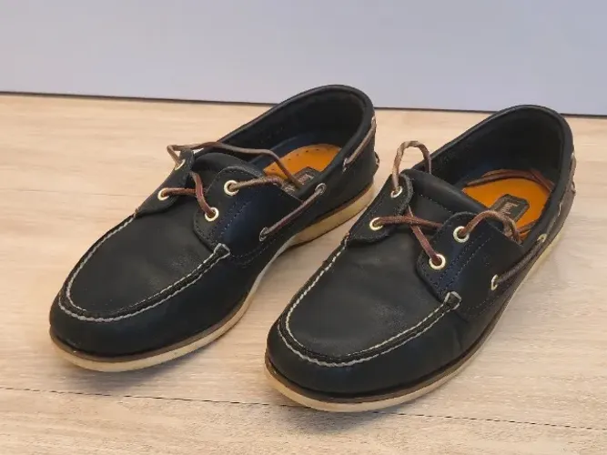 Mocassim clássico da Timberland, cor preta, tamanho 42