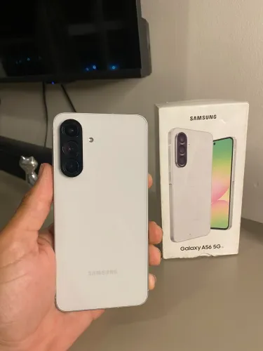 Galaxy A56 5G 256GB completo garantia até dezembro