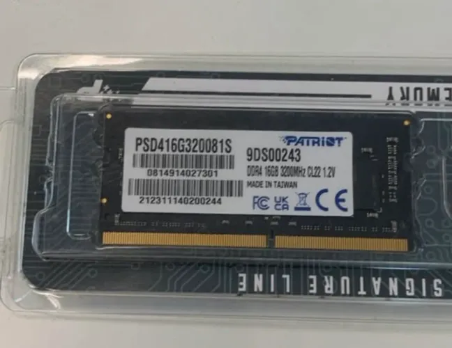 Memória RAM 16G DDR4