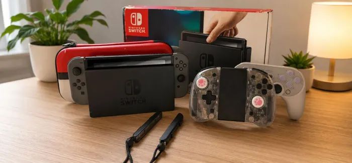 NITENDO SWITCH V1 DESBLOQUEADO/ 3 CONTROLES
