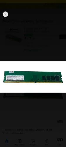 Memória ram ddr4 8gb 2666mhz