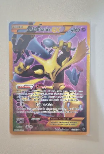 Carta Pokemon Alakazam Ex 125/124