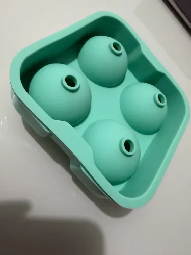 Forma de gelo 4 esferas silicone