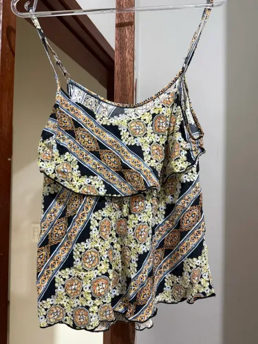 Blusa de Alcinha Estampada