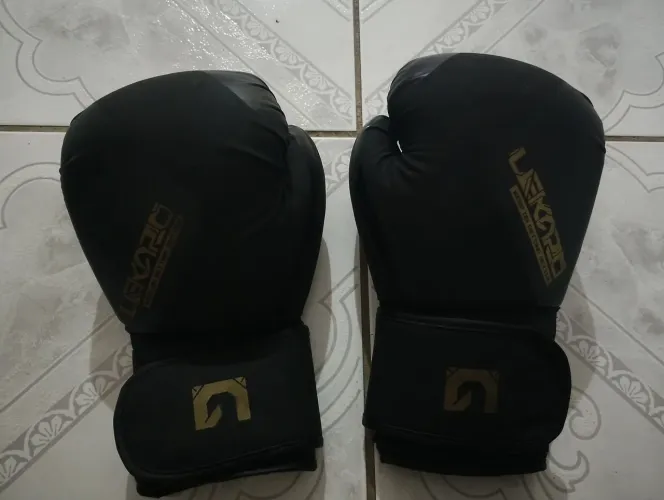 Luvas de box 12oz + par de manopla de treino + fita