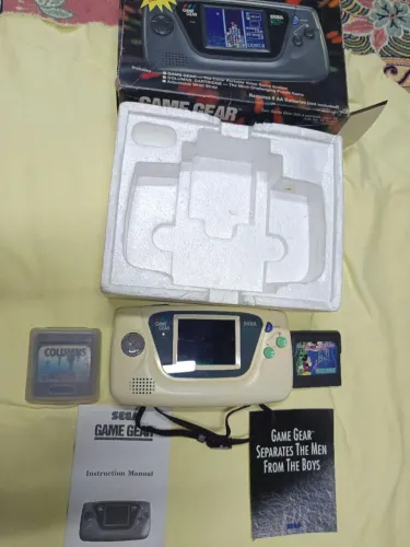 Videogame antigo game gear sports white