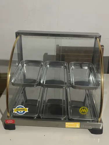 Estufa Para Salgados Bandejas Dupla Linha Ouro Marchesoni