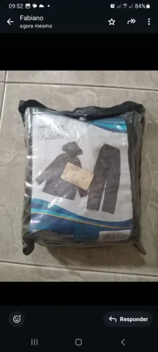 Capa de chuva nova 
