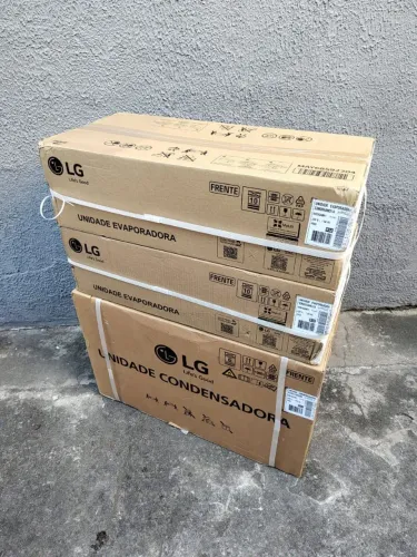 LG bisplit duas evaporadora + uma condensadora lacrado, instalação inclusa!