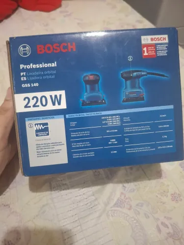 Lixadeira orbital bosch