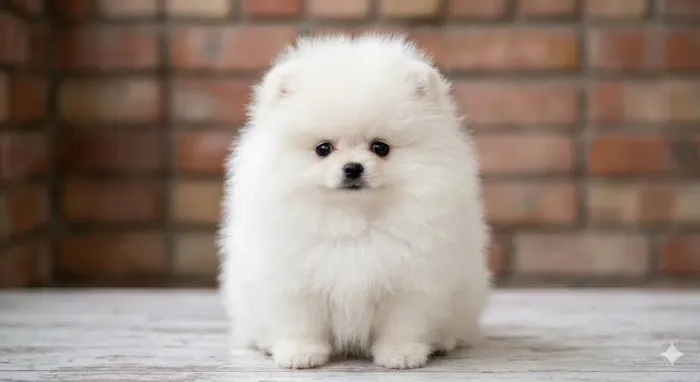 Lulu da Pomerania com Pedigree