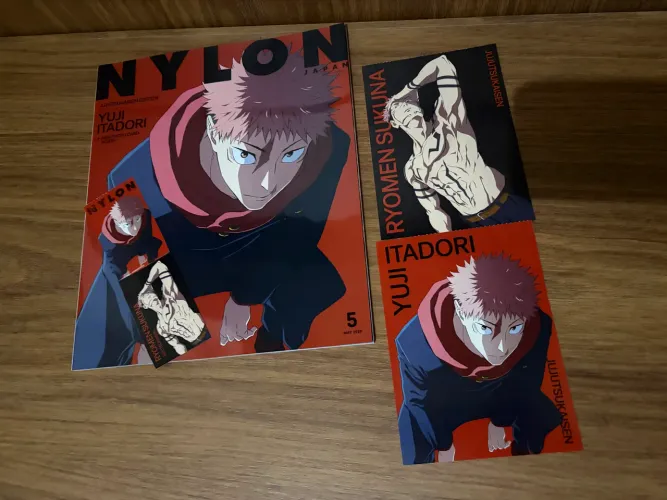 Revista nylon guys jujutsu kaisen edição maio 2026 importada do Japão