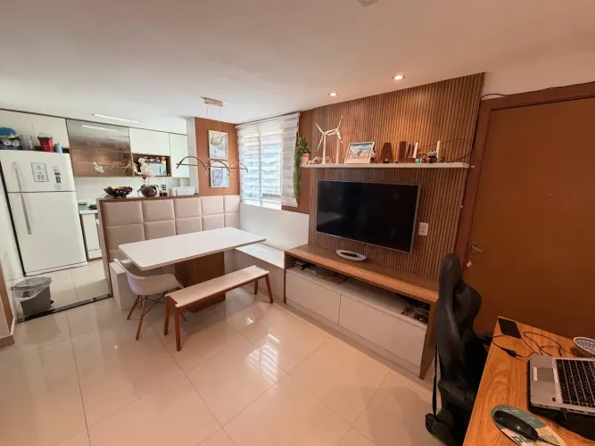 Belissimo Apartamento 2/4 Mobiliado C/ Elevador No Cond. Praia De Pipa