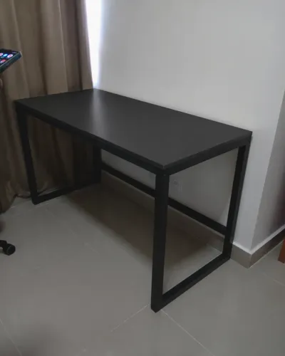 Mesa Industrial Escritório Home Office Metalon e MDF