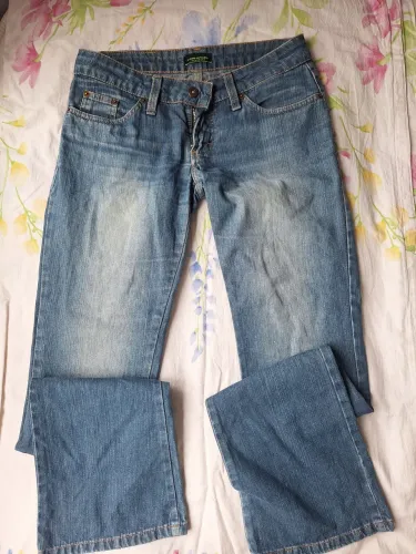Calça Jean cintura baixissíma - tam 36