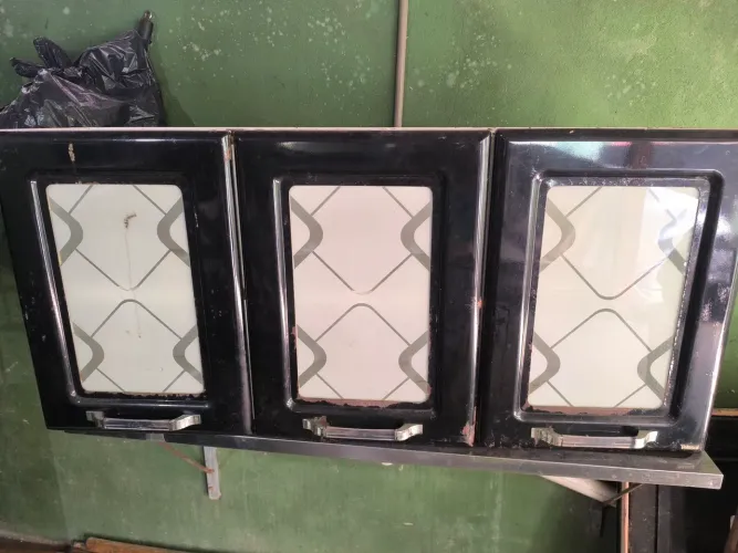 Armário de cozinha aéreo em Aço - em perfeito estado