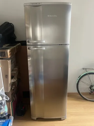 Geladeira Electrolux Frost Free 346L Duplex Inox (DF38X) - 220V