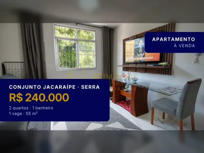 Linda opção de apartamento em Conjunto Jacaraípe Segurança e lazer para você!