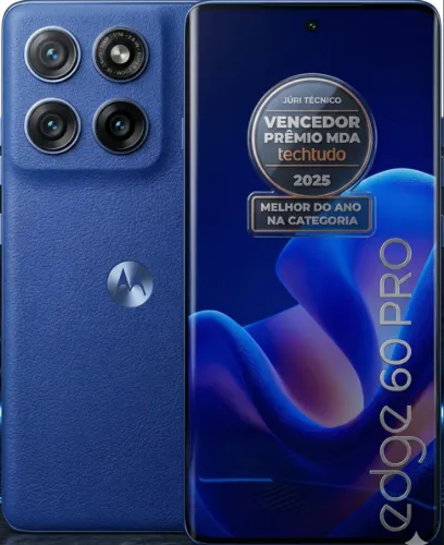  [Novo/Lacrado] [Garantia 1 ano] Motorola Edge 60 Pro 5G Azul - 256GB, 24GB RAM