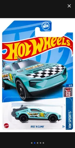 RISE 'N CLIMB Treasure Hunt Baby Blue 2023 Mainline Hot Wheels