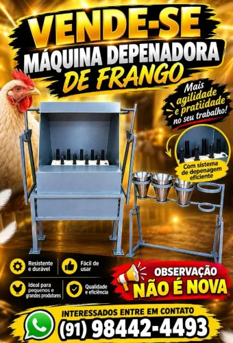 ENDE-SE MÁQUINA DEPENADORA DE FRANGO