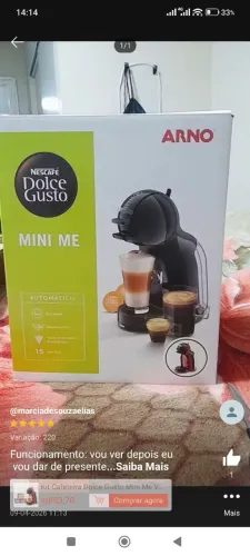 Cafeteira doce gusto