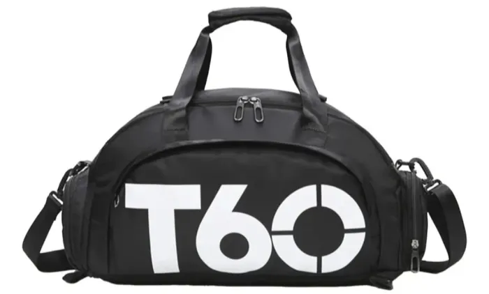 Bolsa Mala Mochila T60 Academia Bagagem Viagem Top Cor Preto