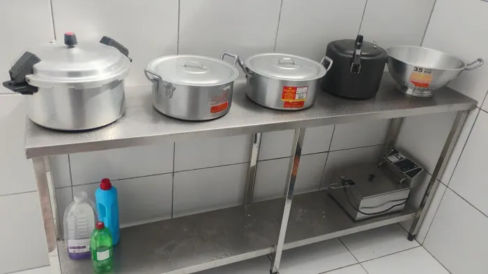 Mesa inox aço 403 190X40