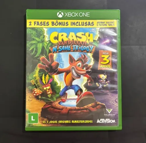 Crash Bandicoot  N. Sane Trilogy + 2 Fases Bônus Incluídas
