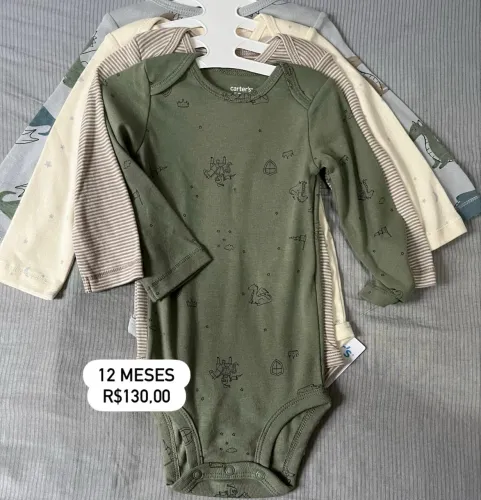 Kit carters 12 meses novos