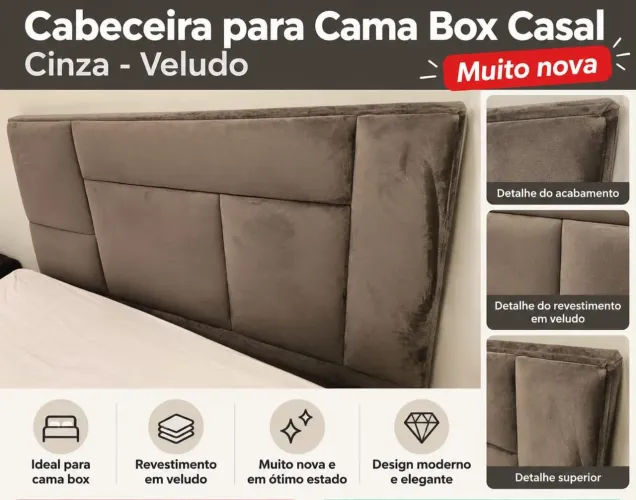 Cabeceira Casa Veludo 
