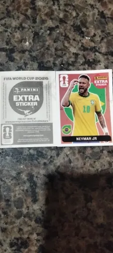 Figurinha bronze de Neymar lendária