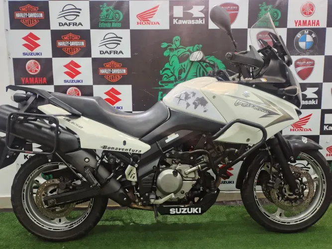V-STROM 650 2013 BRANCA OTIMO ESTADO