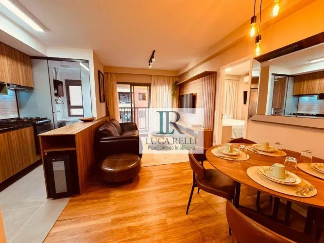 Apartamento mobiliado de 52m² com 1 suíte para locação no Soul Alphaville Alphaville Centr