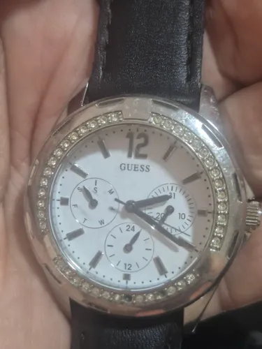 Relógio GUESS MULTIFUNÇÕES U0086L1 ORIGINAL - LINHA GUESS CRYSTAL