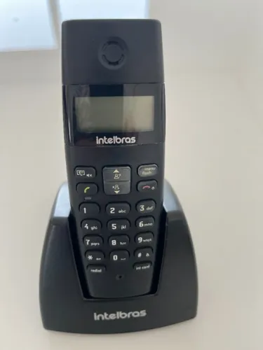 Telefone Sem Fio Intelbras Preto Com Identificador - R$ 100,00